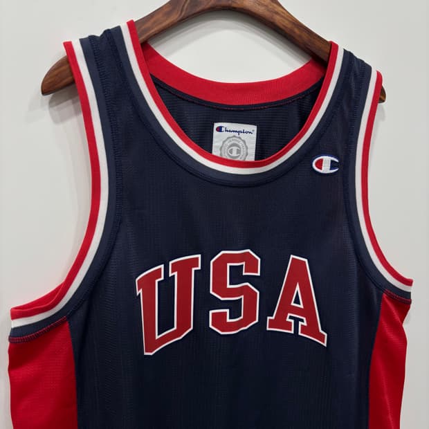 champion U.S.A 미국 농구 슬리브리스