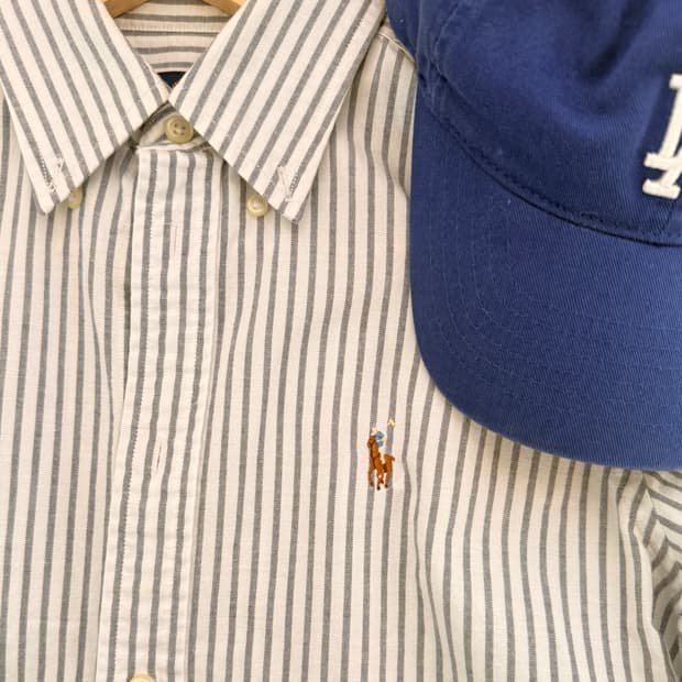 폴로 (Polo Ralph Lauren) 스트라이프 반팔 셔츠 S/S