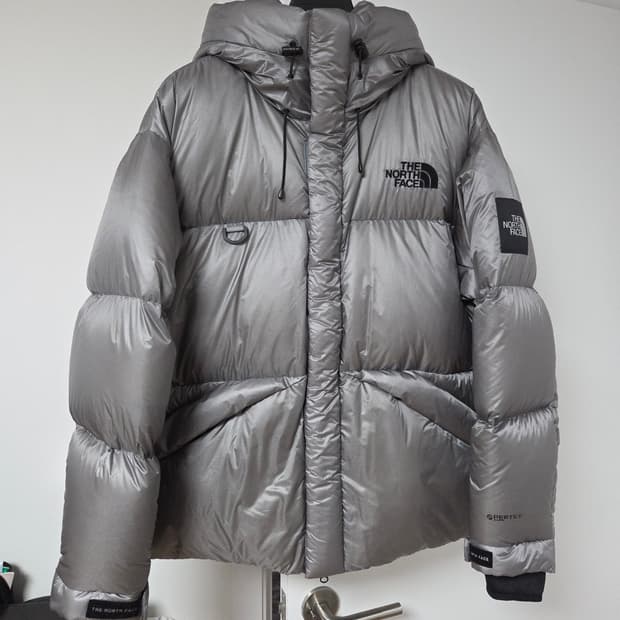 [새상품] 노스페이스 퀀텀 엘버런 퍼텍스 구스다운 패딩 그레이 L