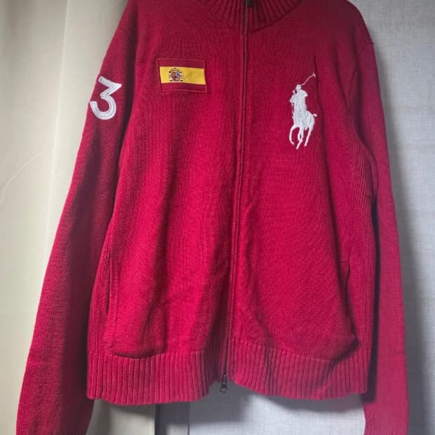 [XL] 폴로 빅포니 에스파냐 니트집업