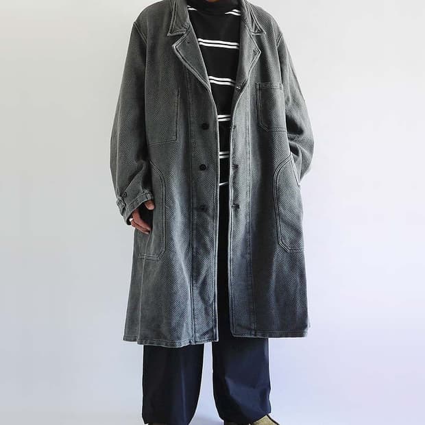 우티 OUTIL MANTEAU PUPILLIN 사시코 오버코트