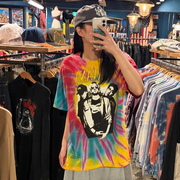 FRUIT OF THE LOOM NIRVANA 락반팔티