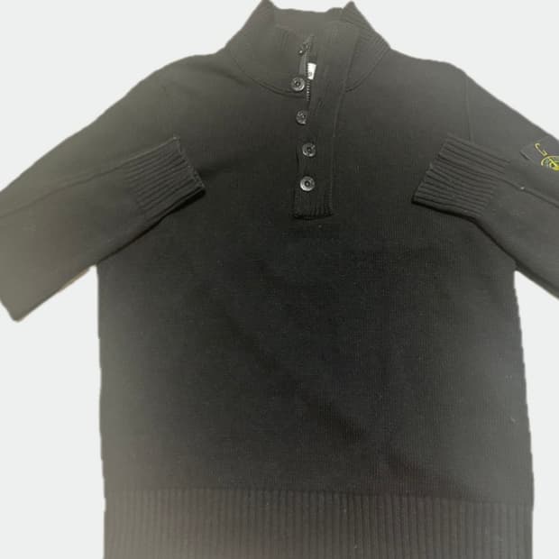 스톤아일랜드 울 집업 니트