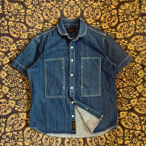 유니폼브릿지 와바시패턴 워크셔츠