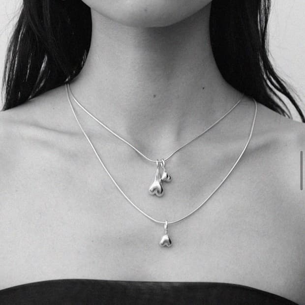 브릴피스 love pendant necklace