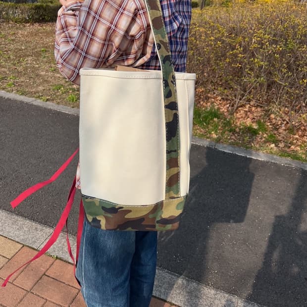 L.L.Bean-CYLINDER TOTE BAG 엘엘빈