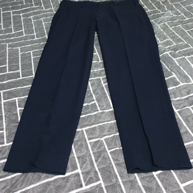 유니클로 히트텍 테이퍼드 슬랙스 네이비 (31)