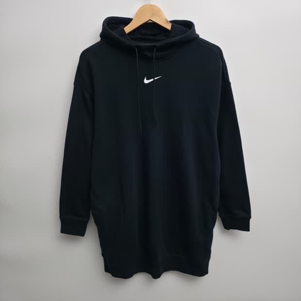 [XS] 나이키 블랙 후드 롱 원피스