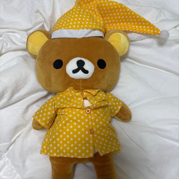 산엑스 땡땡이 잠옷 리락쿠마