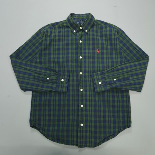 폴로 랄프로렌 체크 셔츠 L