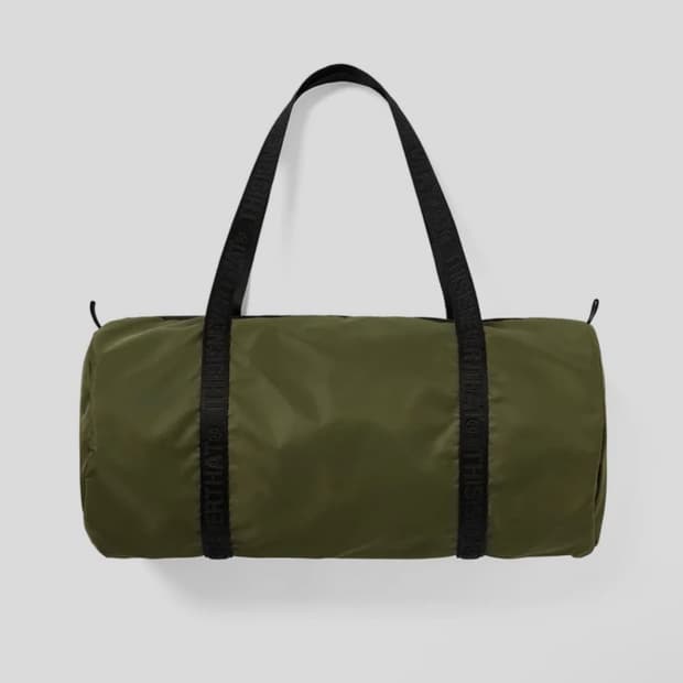 디스이즈네버댓 더플백 올리브