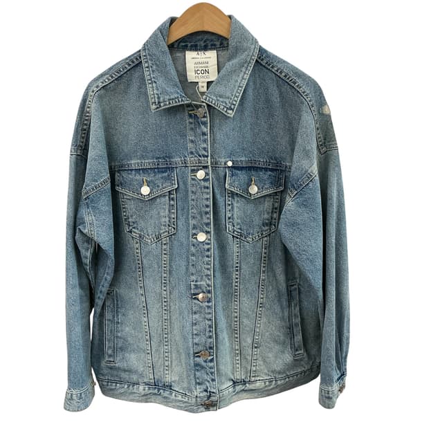 아르마니 익스체인지 데님 자켓