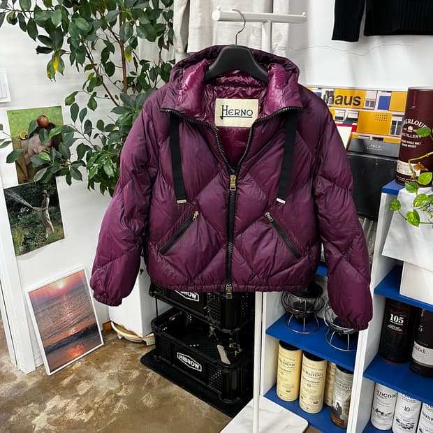에르메스 우먼 구스다운 봄버패딩 38