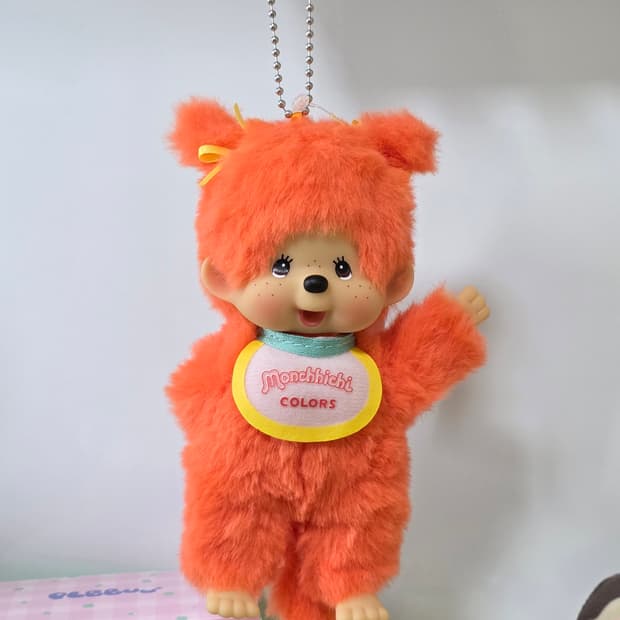 관절 커스텀 몬치치 키링 오렌지 양갈래