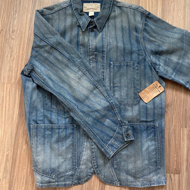 rrl 데님 초어자켓 엔지니어 코트