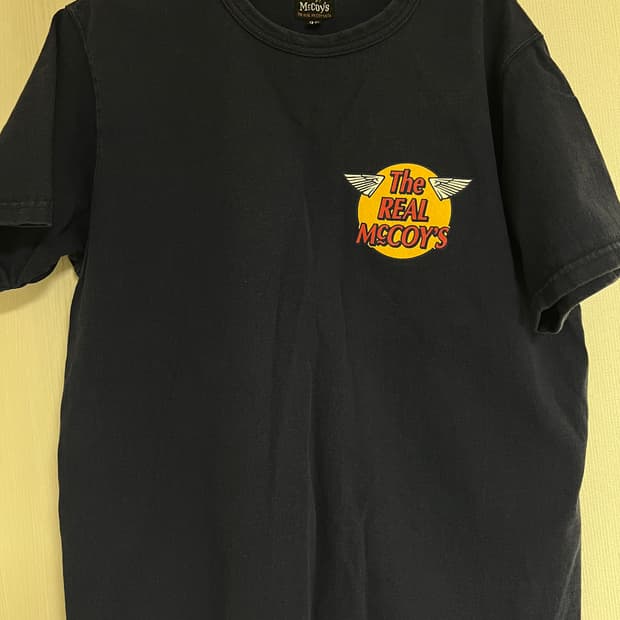 리얼맥코이 로고 반팔 티셔츠