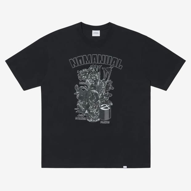 (M) 노매뉴얼 S.P T-SHIRT 블랙