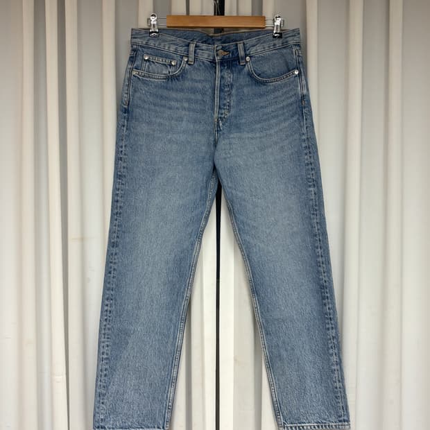 택포/S급) ARKET 라이트 블루 데님 팬츠