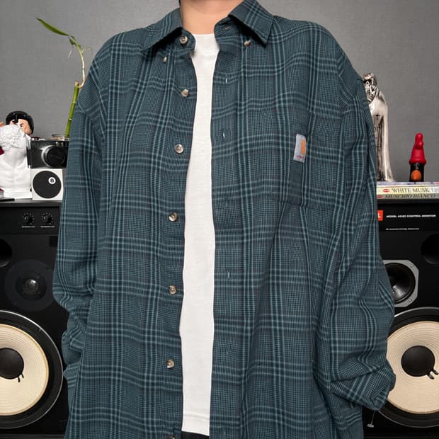 칼하트 체크셔츠