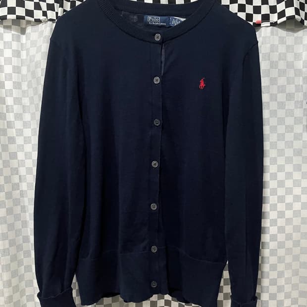 폴로랄프로렌 가디건 네이비S