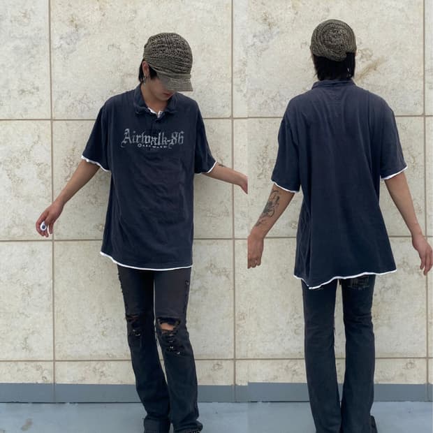 [AIRWALK] Over-Size Print Tee