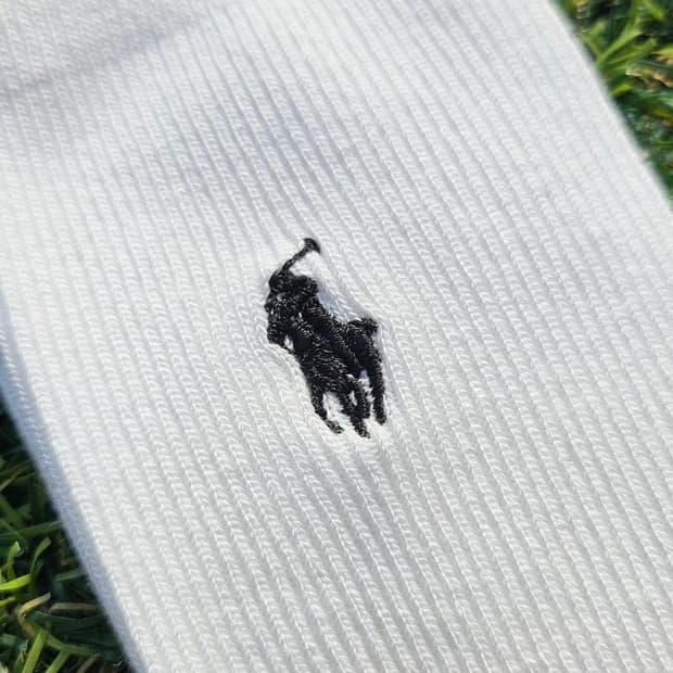 폴로 랄프로렌 갑종골지 자수 양말 10켤레 화이트 남녀공용 새상품