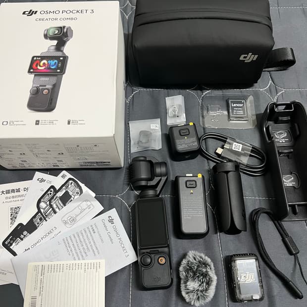 DJI 오즈모 포켓 3 크리에이터 콤보 풀세트 + 렉사 SD카드