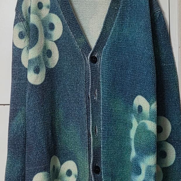 마르지엘라 22fw 멀티컬러 가디건
