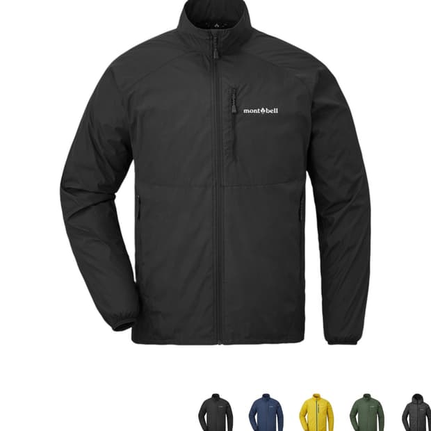 [M] 몽벨 윈드 블라스트 자켓 블랙