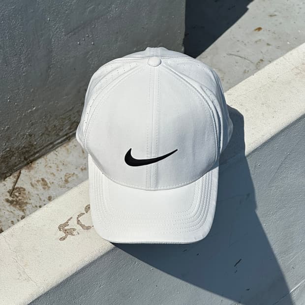 [L-XL] 나이키 골프 그레이화이트 볼캡 모자