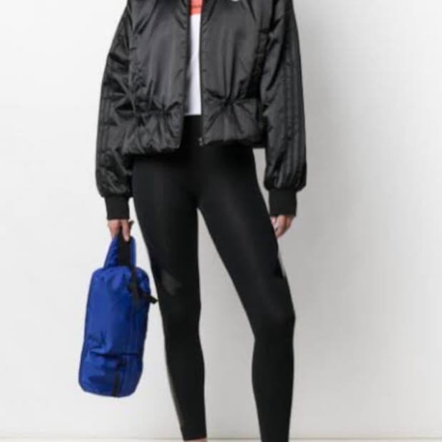 아디다스 블랙 봄버 패딩 자켓