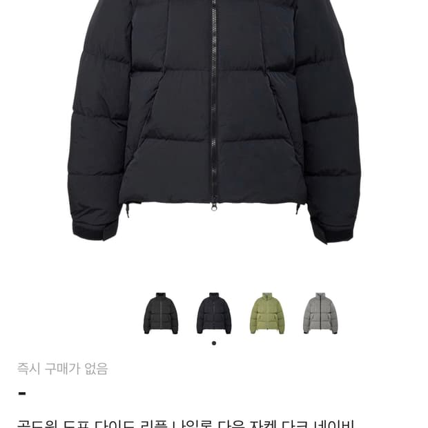 골드윈 도프다이 패딩 (저번주 구매)