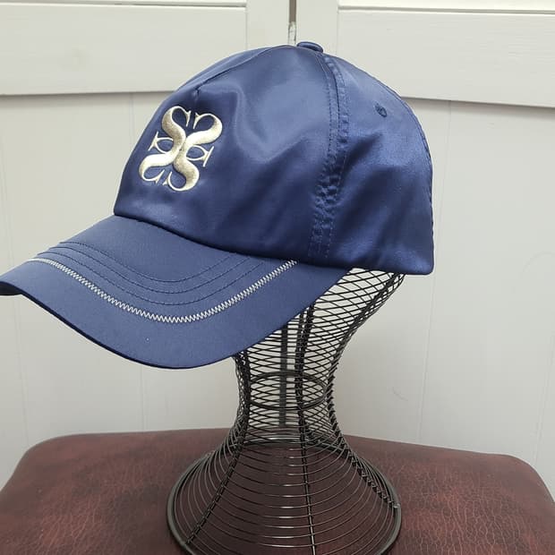 세터 네이비 새틴 볼캡