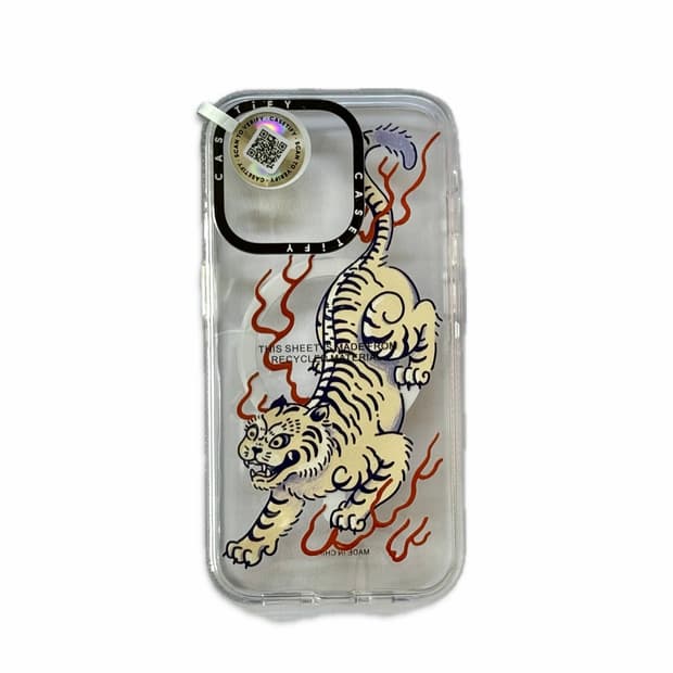 [새상품] 케이스티파이 아이폰 15 프로 맥세이프 클리어 케이스