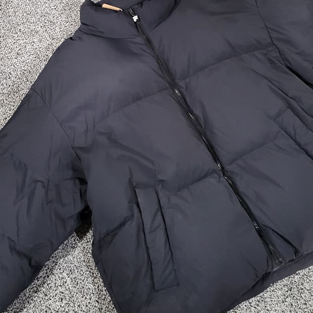 휠라 블랙 겨울 점퍼