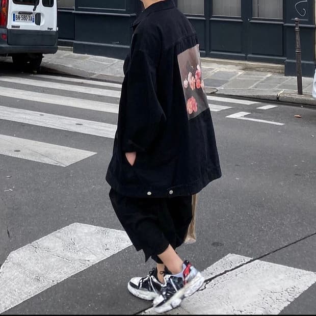 Raf simons 18ss flower jacket