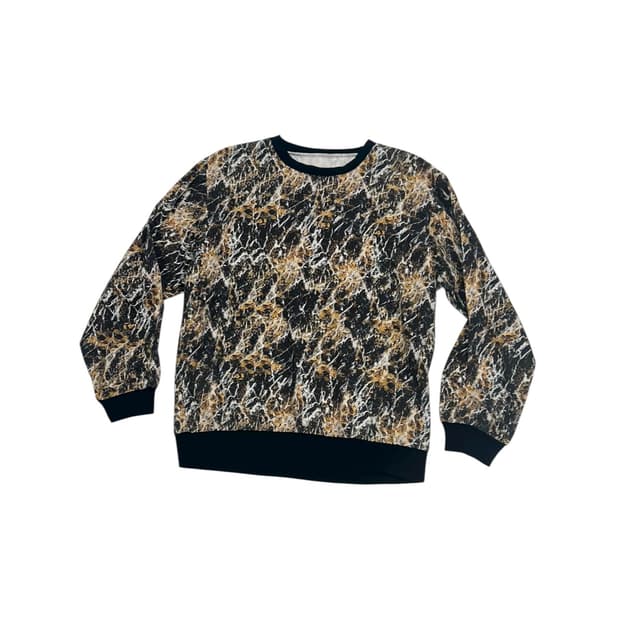 블레스 패턴 스웻셔츠