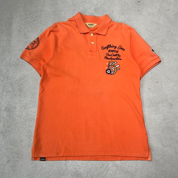 아비렉스 자수 반팔카라티 s10665