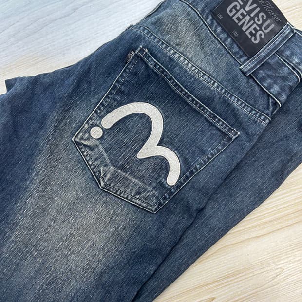 에비수워싱데님팬츠 