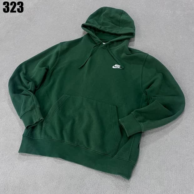 나이키 그린 후드티 
