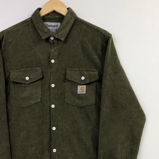 L 칼하트 코듀로이 셔츠