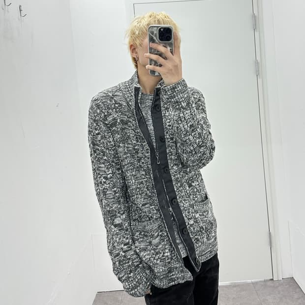 NICOLE CLUB FOR MEN 2way knit zip