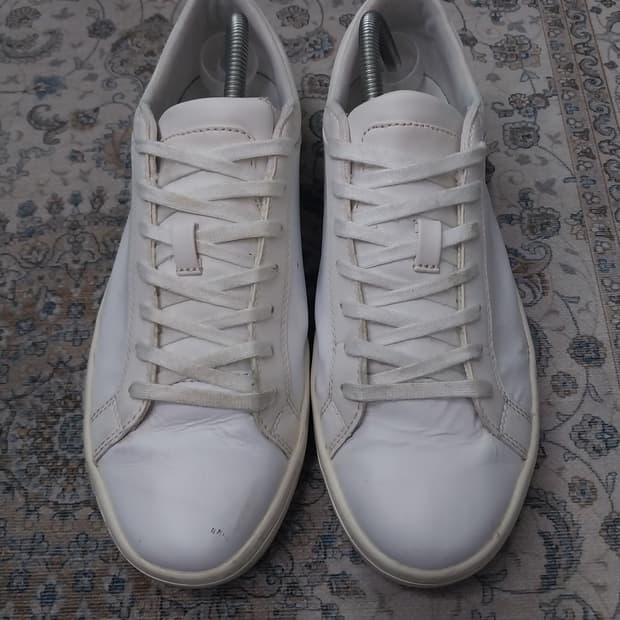 라코스테 래더 화이트 스니커즈 USA10사이즈