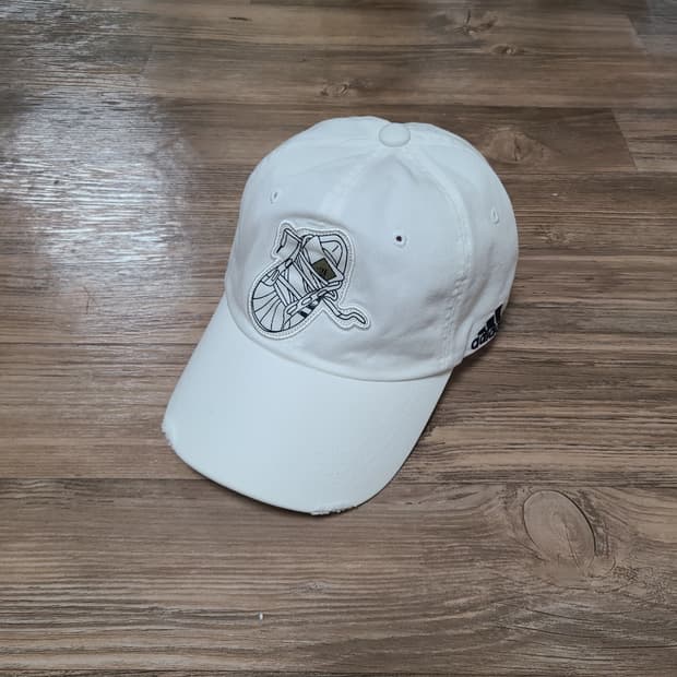 90s~00s 아디다스 빈티지 화이트 슈퍼스타 모자 볼캡
