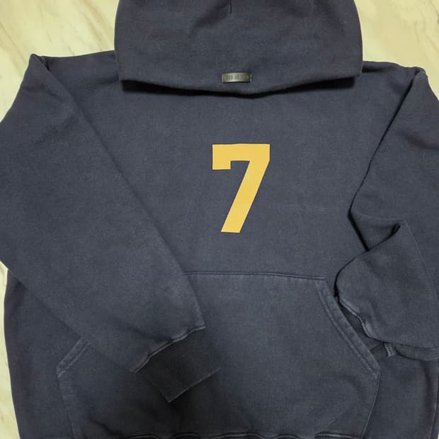 피어오브갓 7로고 후드티