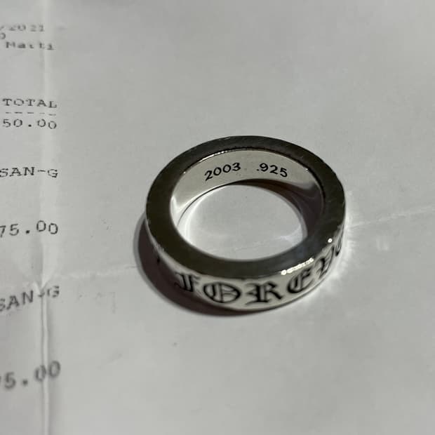 [US7] 크롬하츠 포에버링 반지