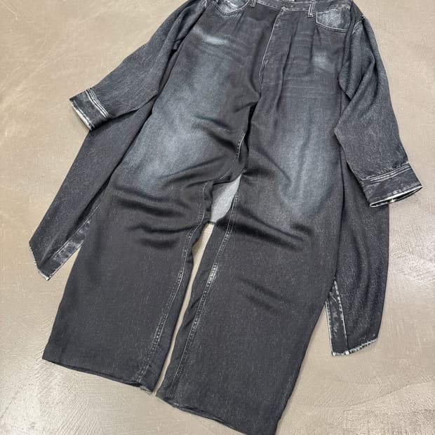 [S] 발렌시아가 21SS 트롱프뢰유 타이드 팬츠