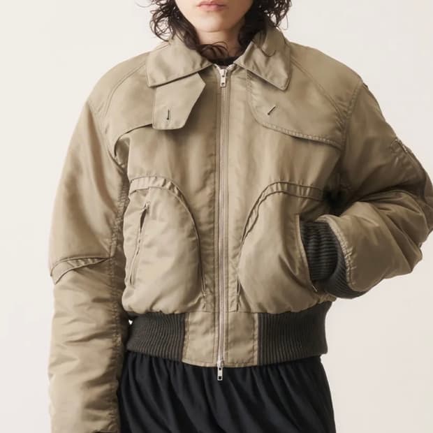 오들리워크샵 패디드쿼드 봄버 자켓 구해요