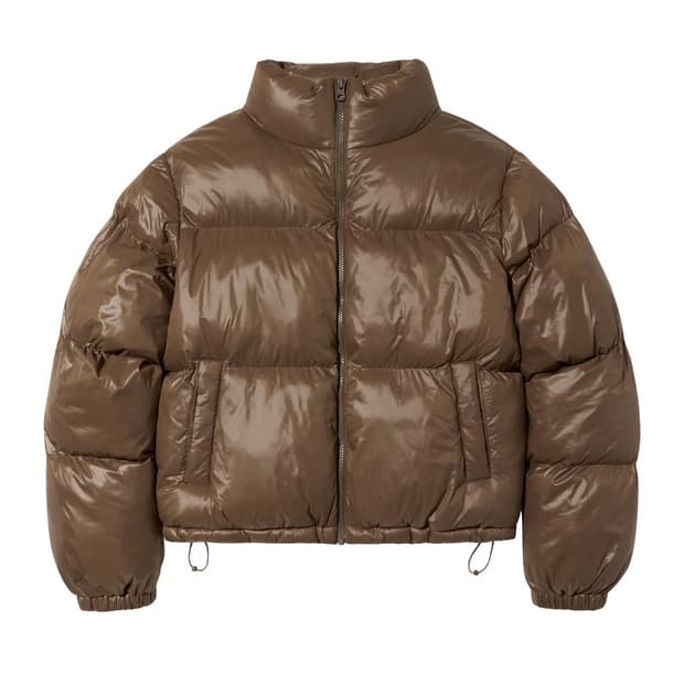 Ames 아메스 AMES CROP PUFFER PADDING BROWN