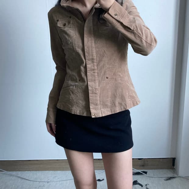 빈티지 스웨이드 자켓